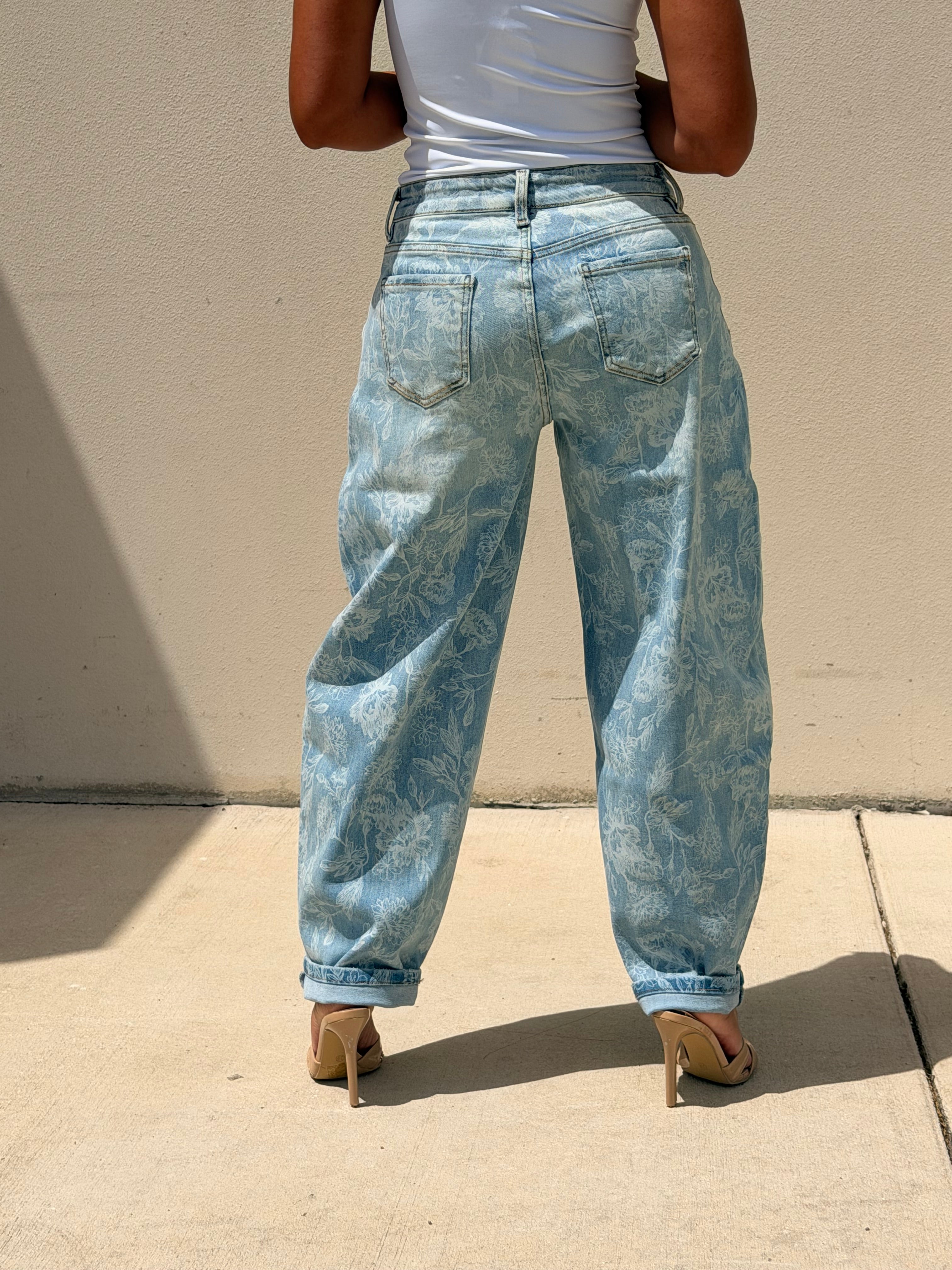 Wildflower Sketch Jeans