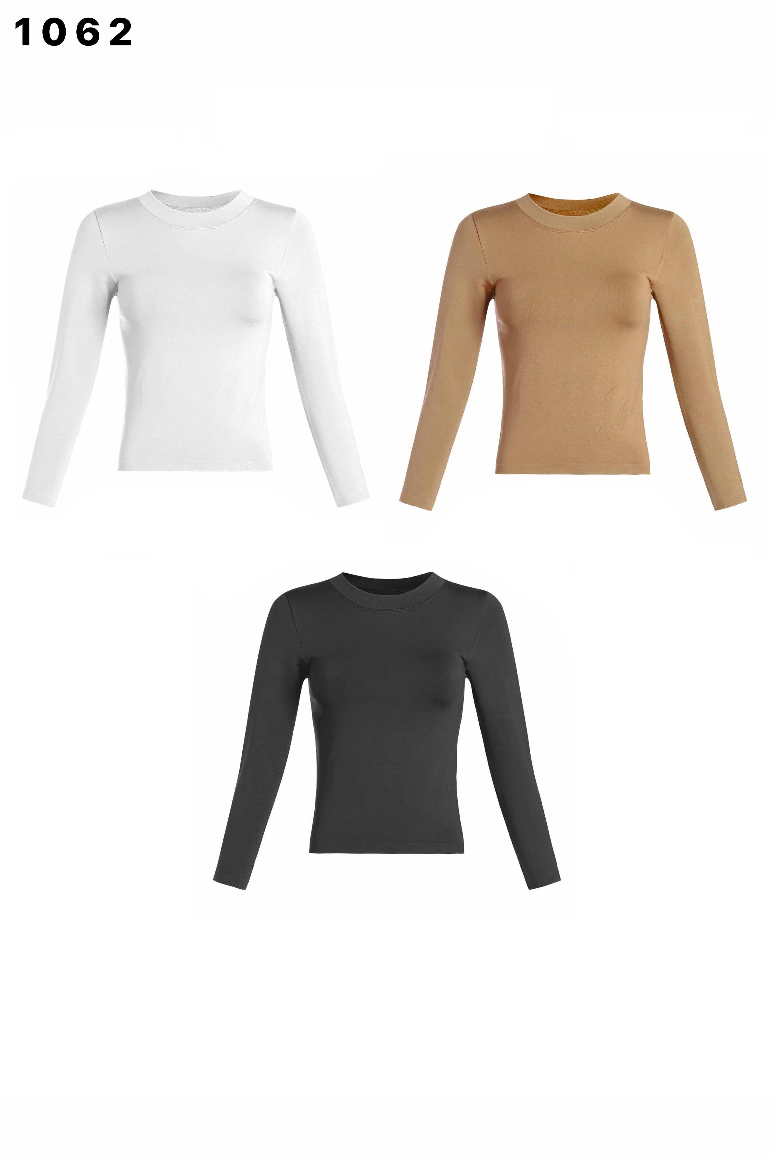 Crew Neck Smooth LNG SLV Top