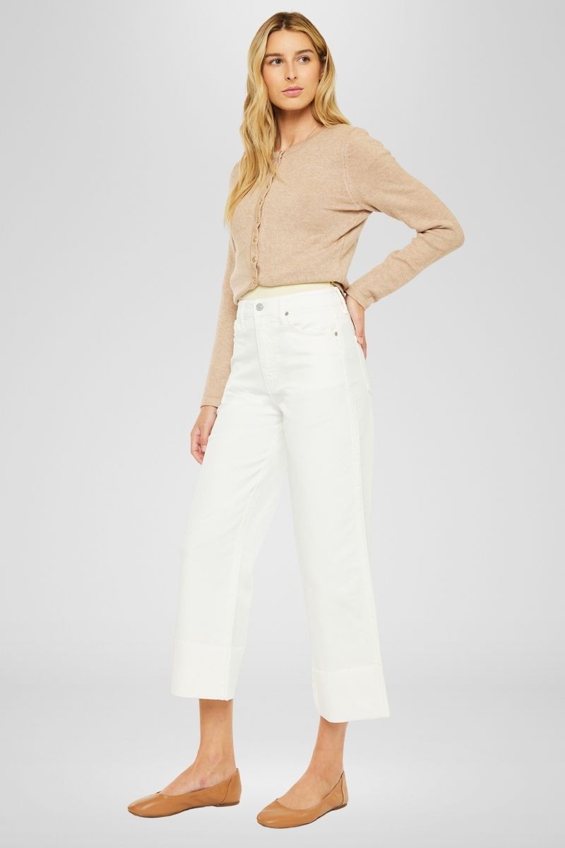 Open Pack Ultra High Rise 90’s Cropped Wide Leg