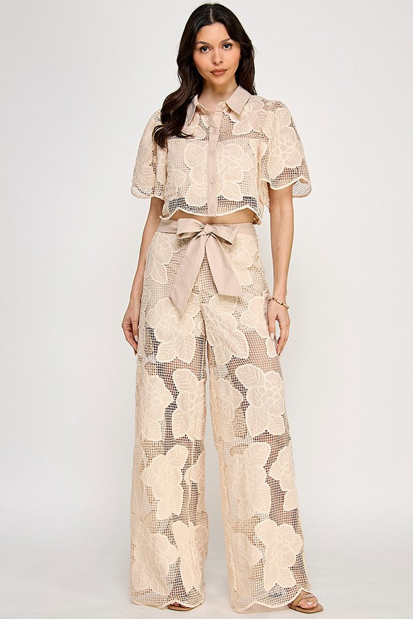 Blush Heirloom Lace Set