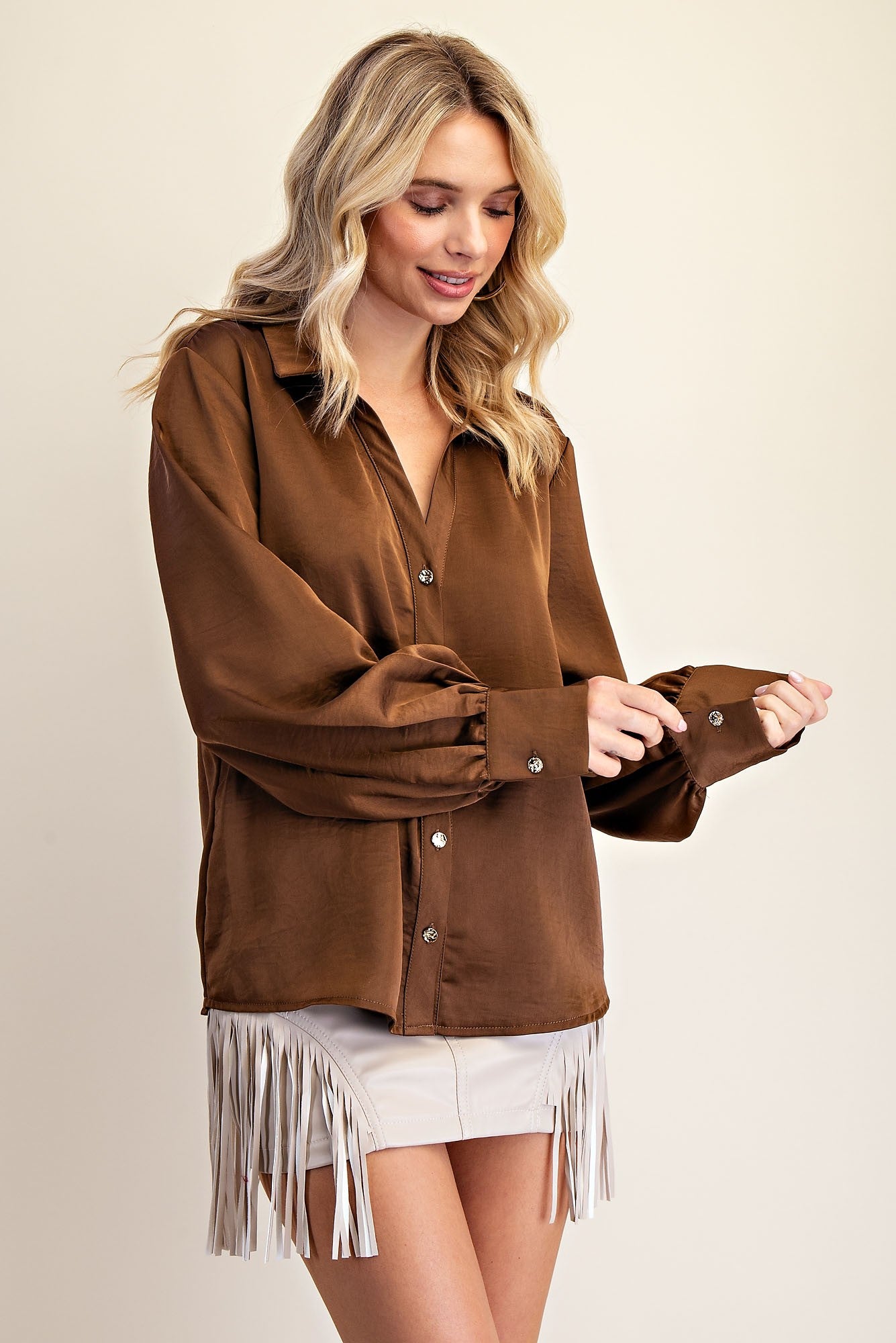 Collar Button Down Shirt