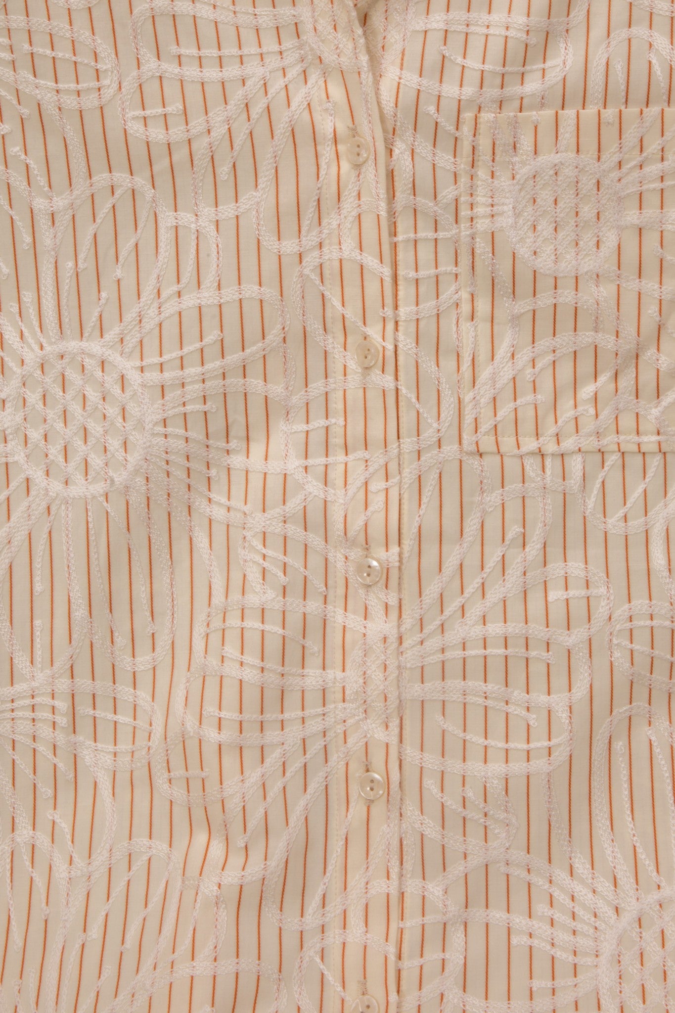 Embroidered Long-sleeved Top, Short Pants Set