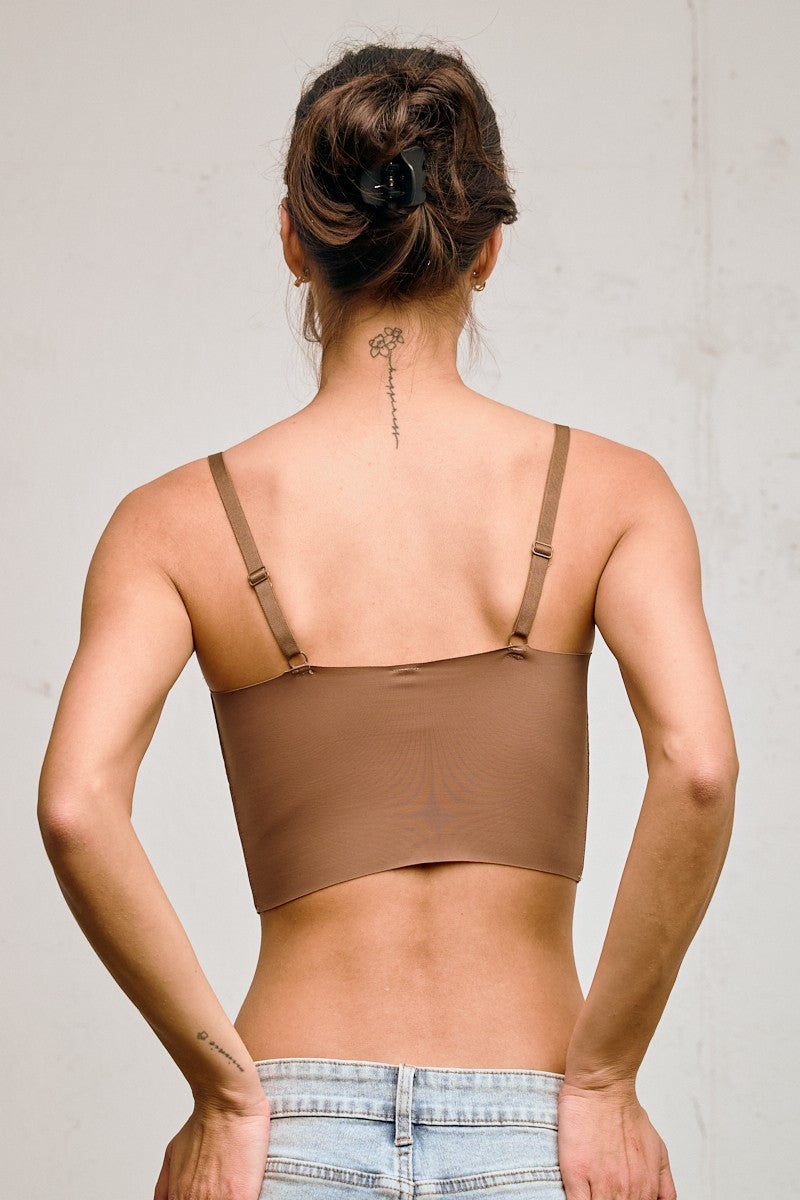 Longline Push-up Bra Top