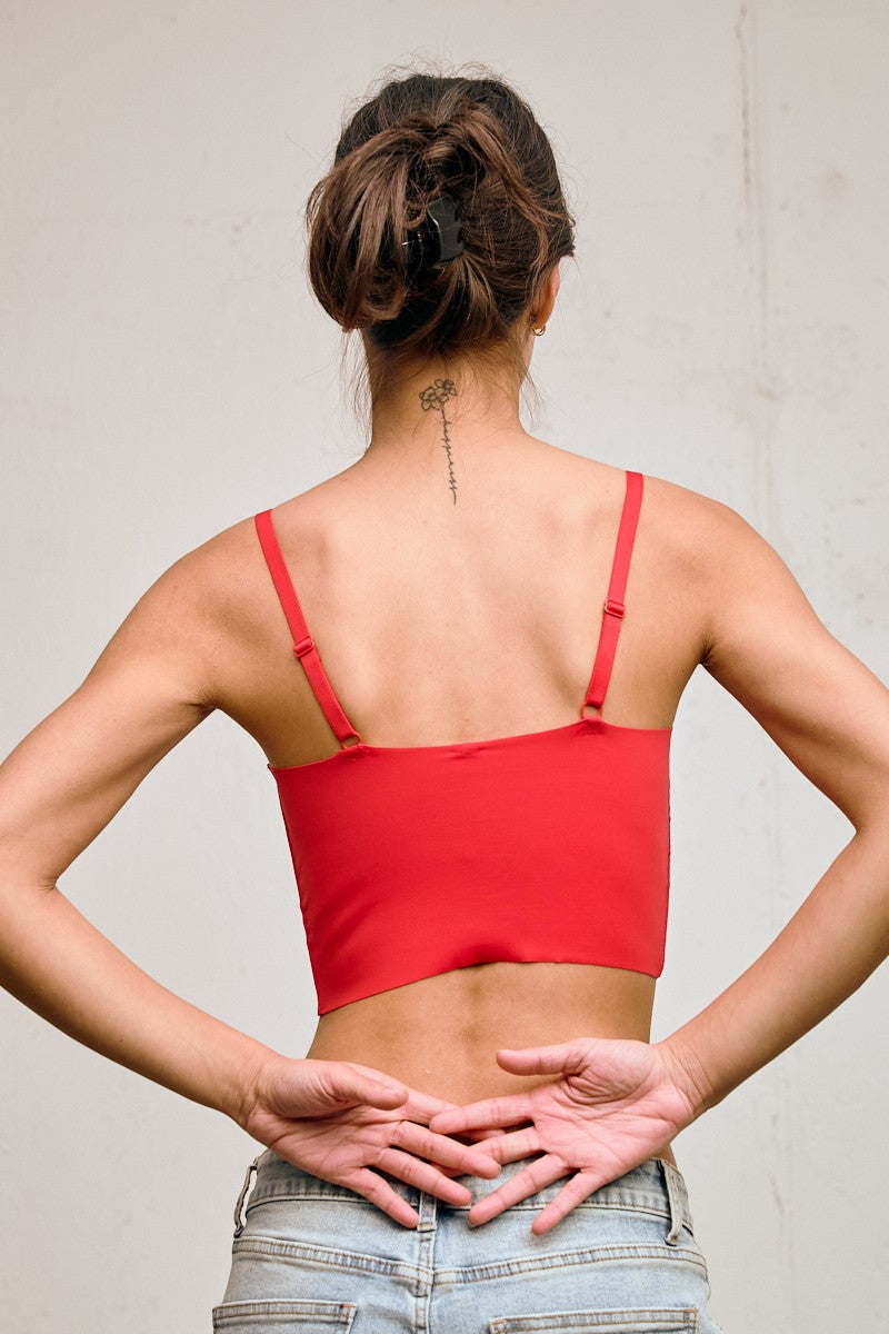 Longline Push-up Bra Top