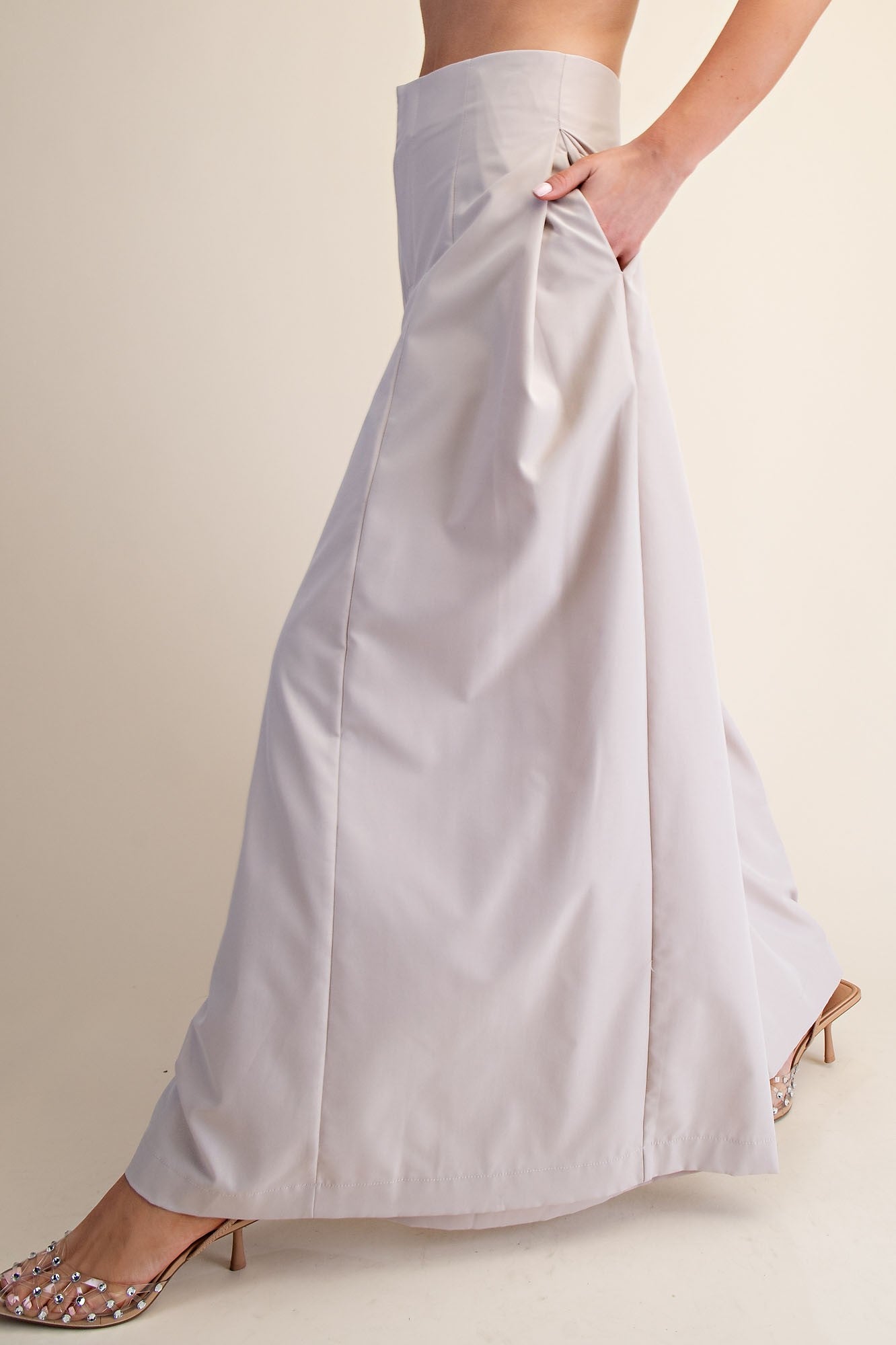 A-line High Waist Palazzo Pants