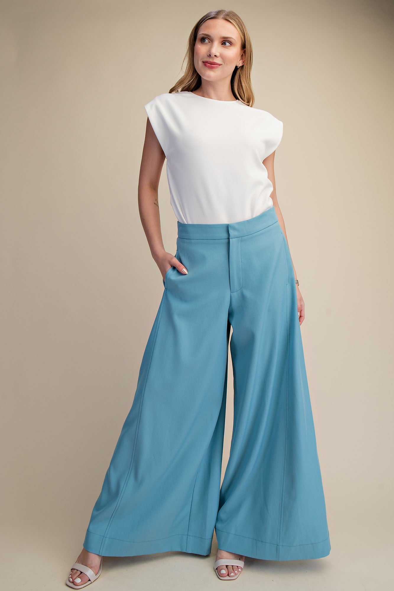 Palazzo Wide Leg Pants