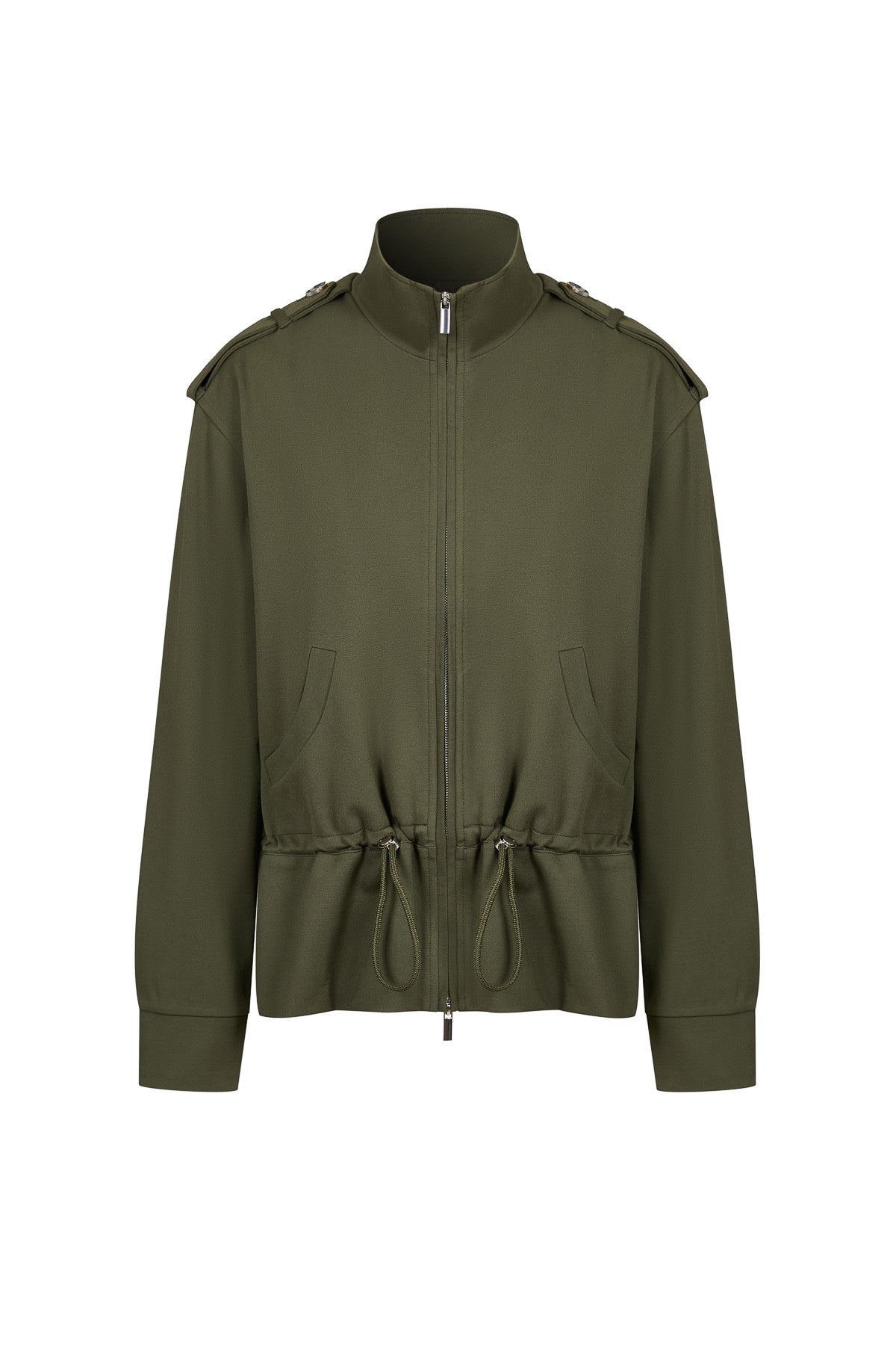 Utilitarian Knit Jacket and Pant Set