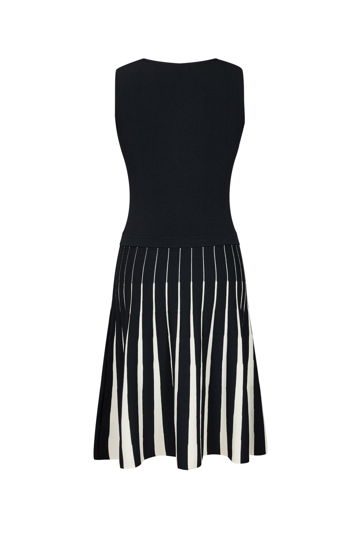 Knit Two Tone Mini Dress