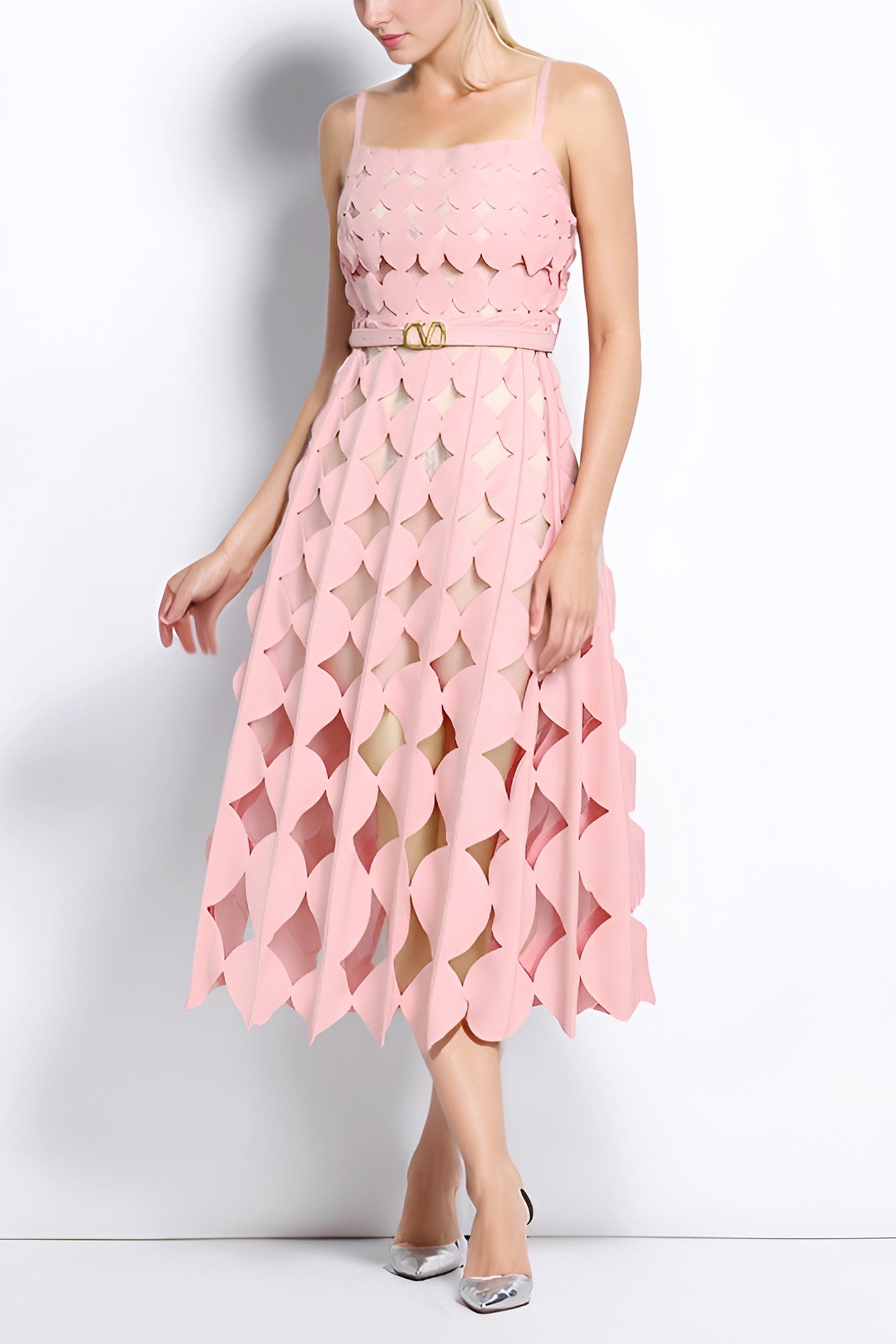 Circle Cutouts Dress