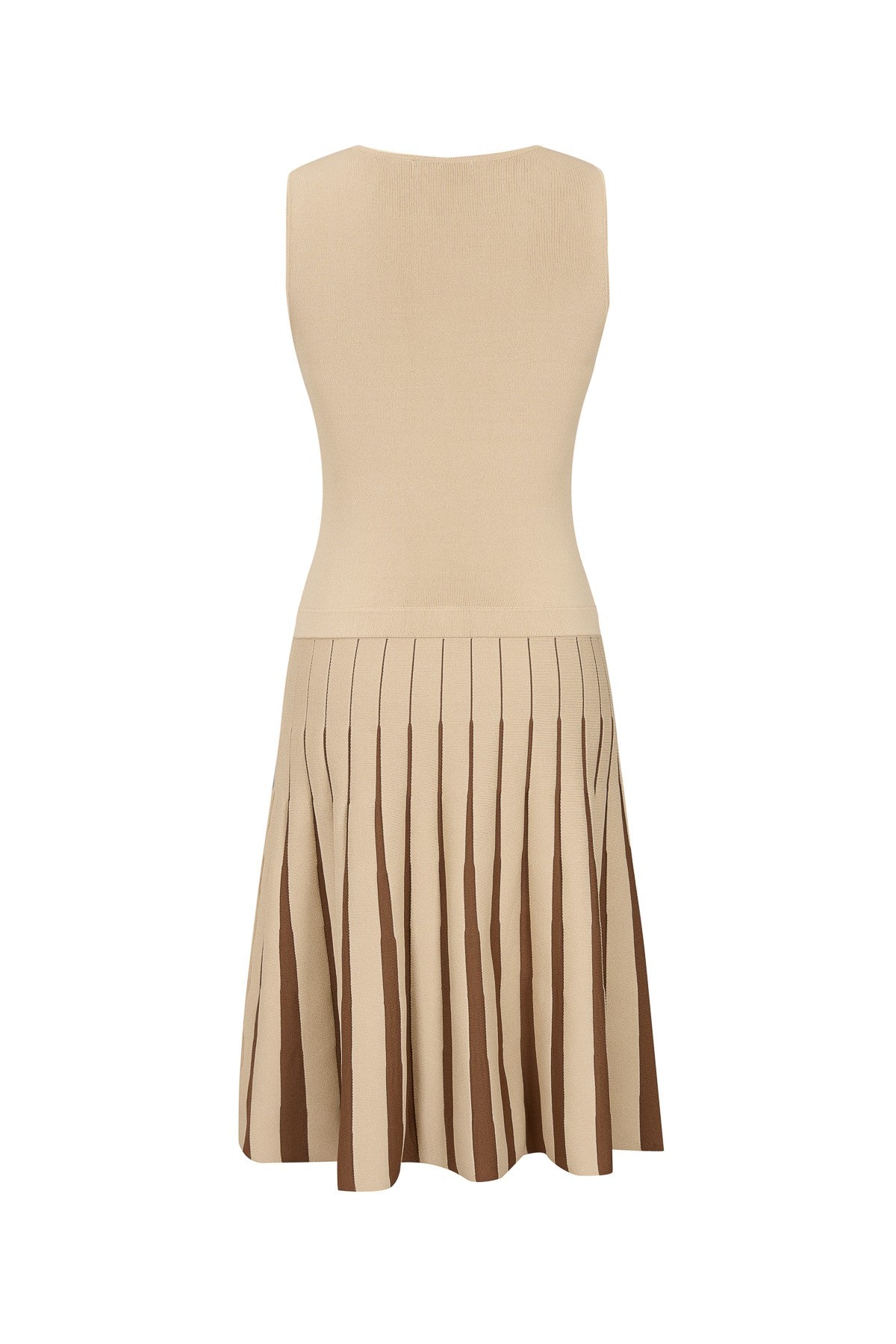 Knit Two Tone Mini Dress