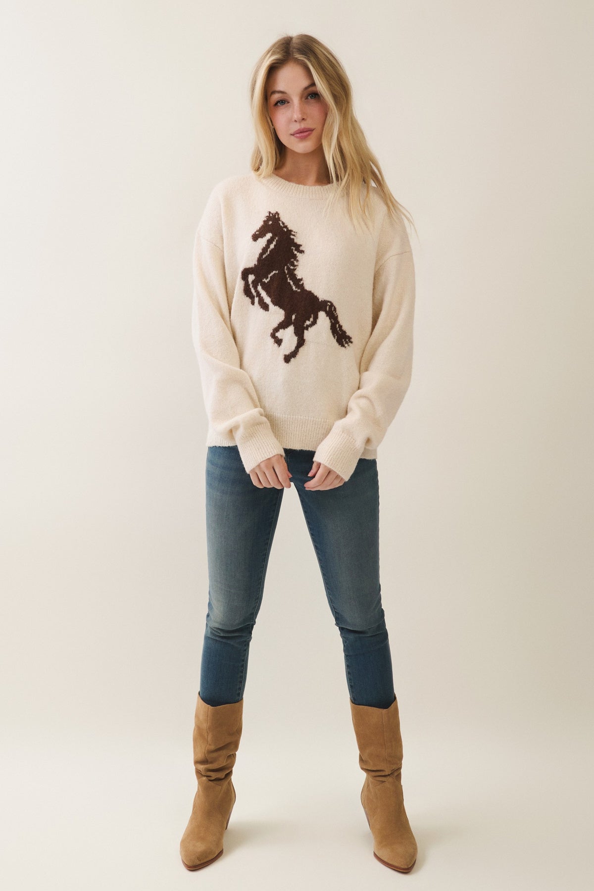 Horse Pattern Sweater