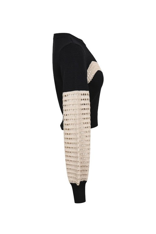 Metallic Knit Contrast Set