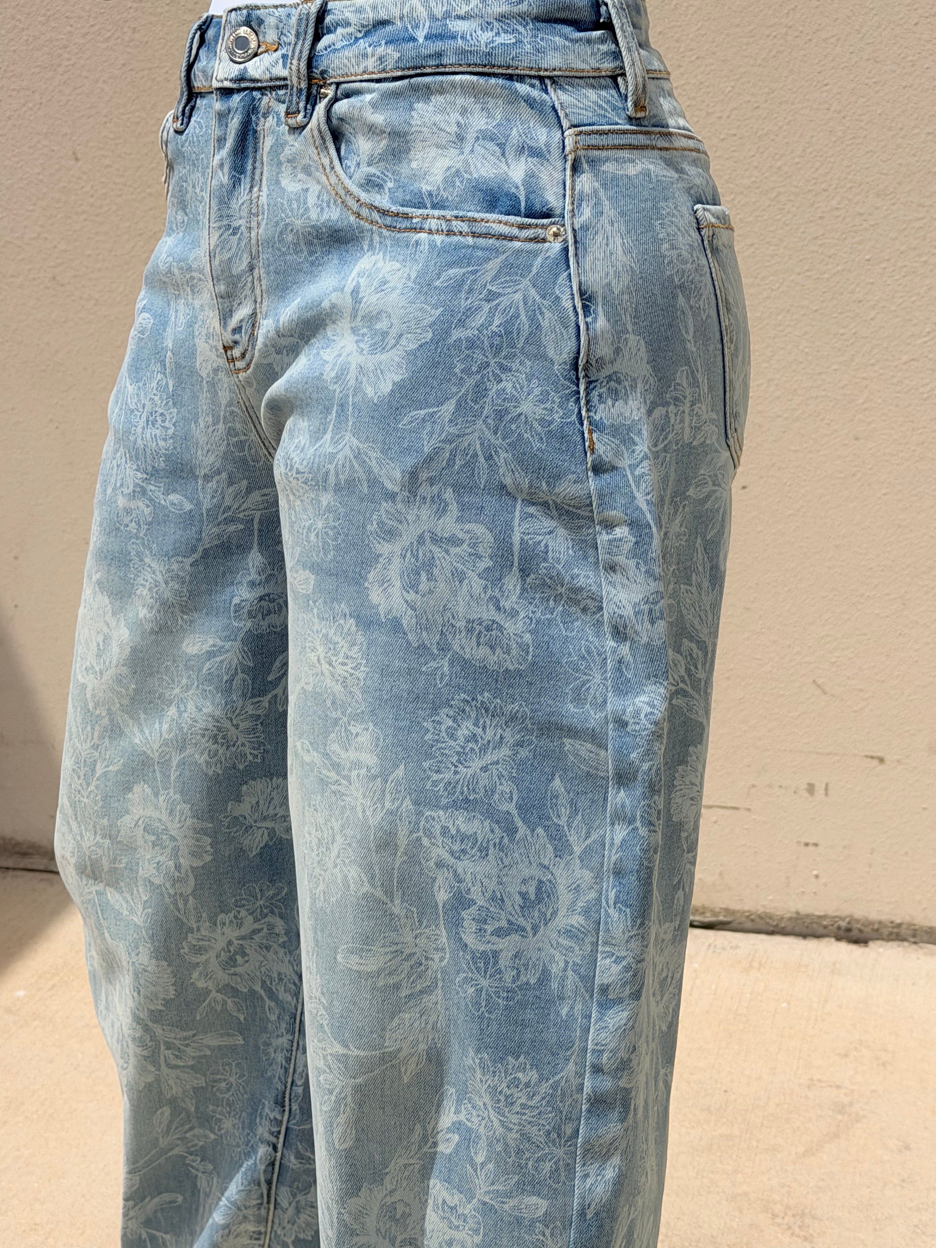 Wildflower Sketch Jeans