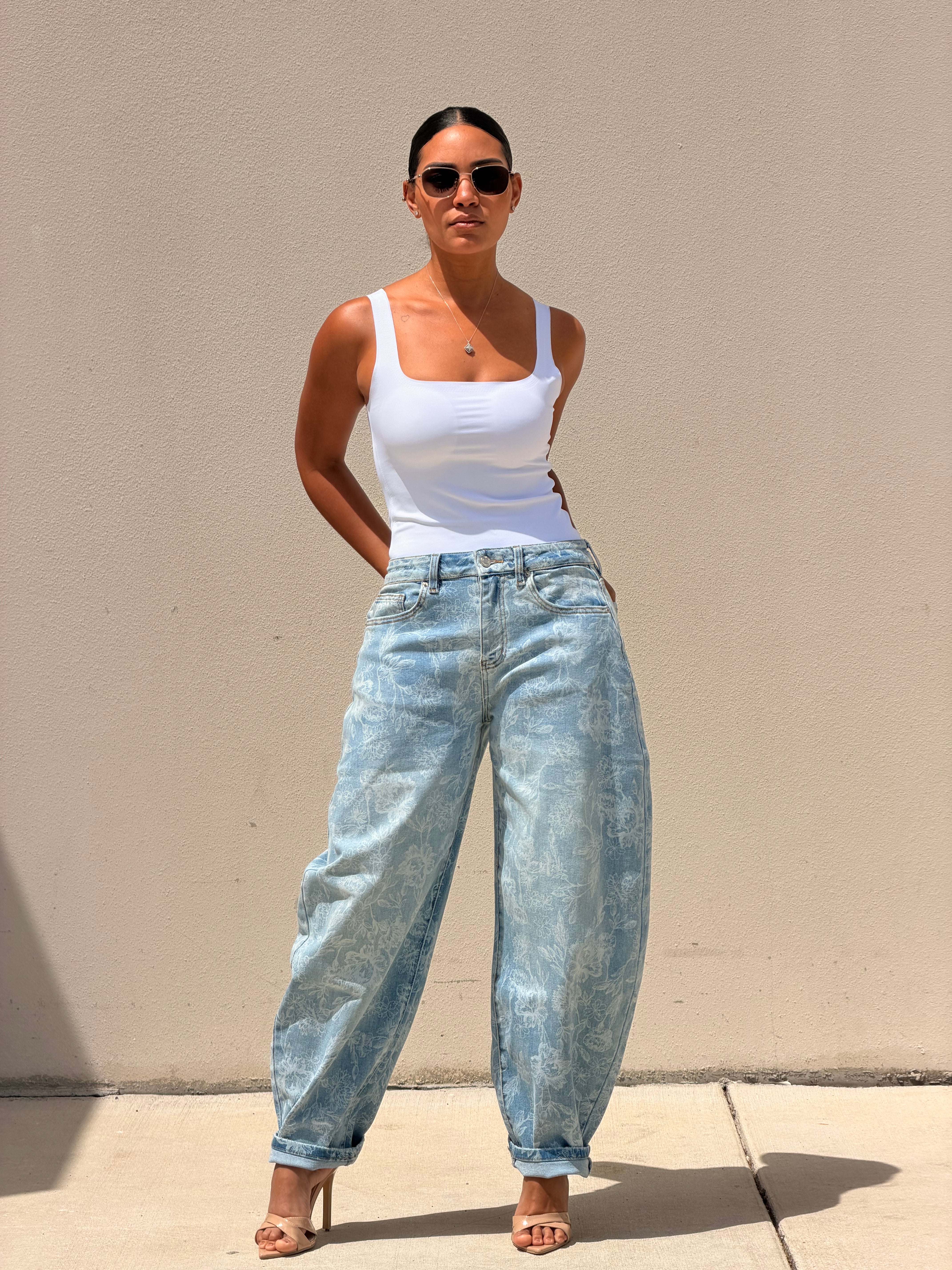 Wildflower Sketch Jeans