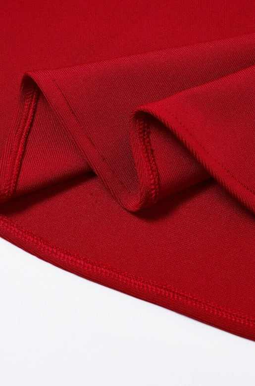 Sculpted Cross back Mermaid Dress