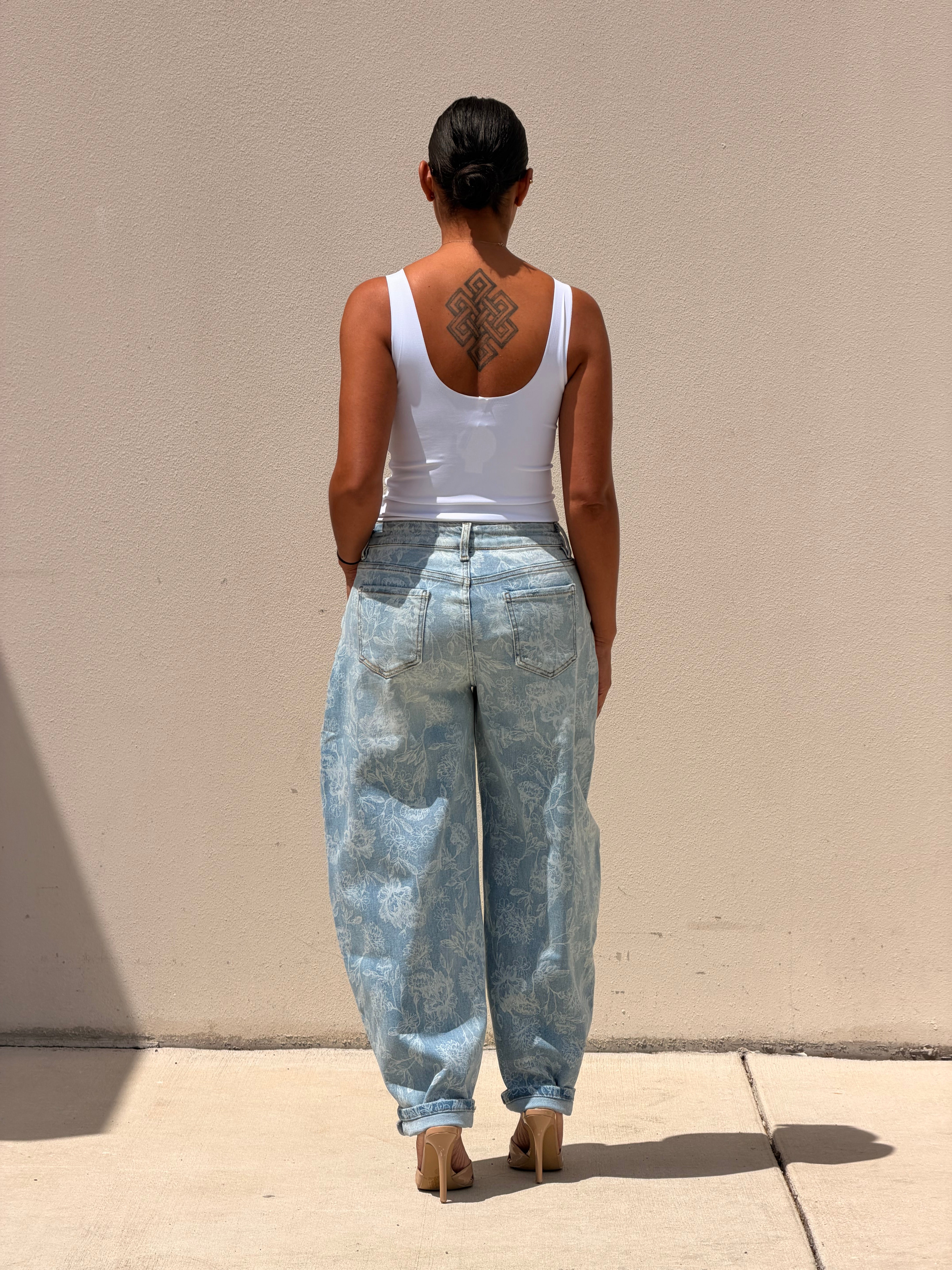 Wildflower Sketch Jeans