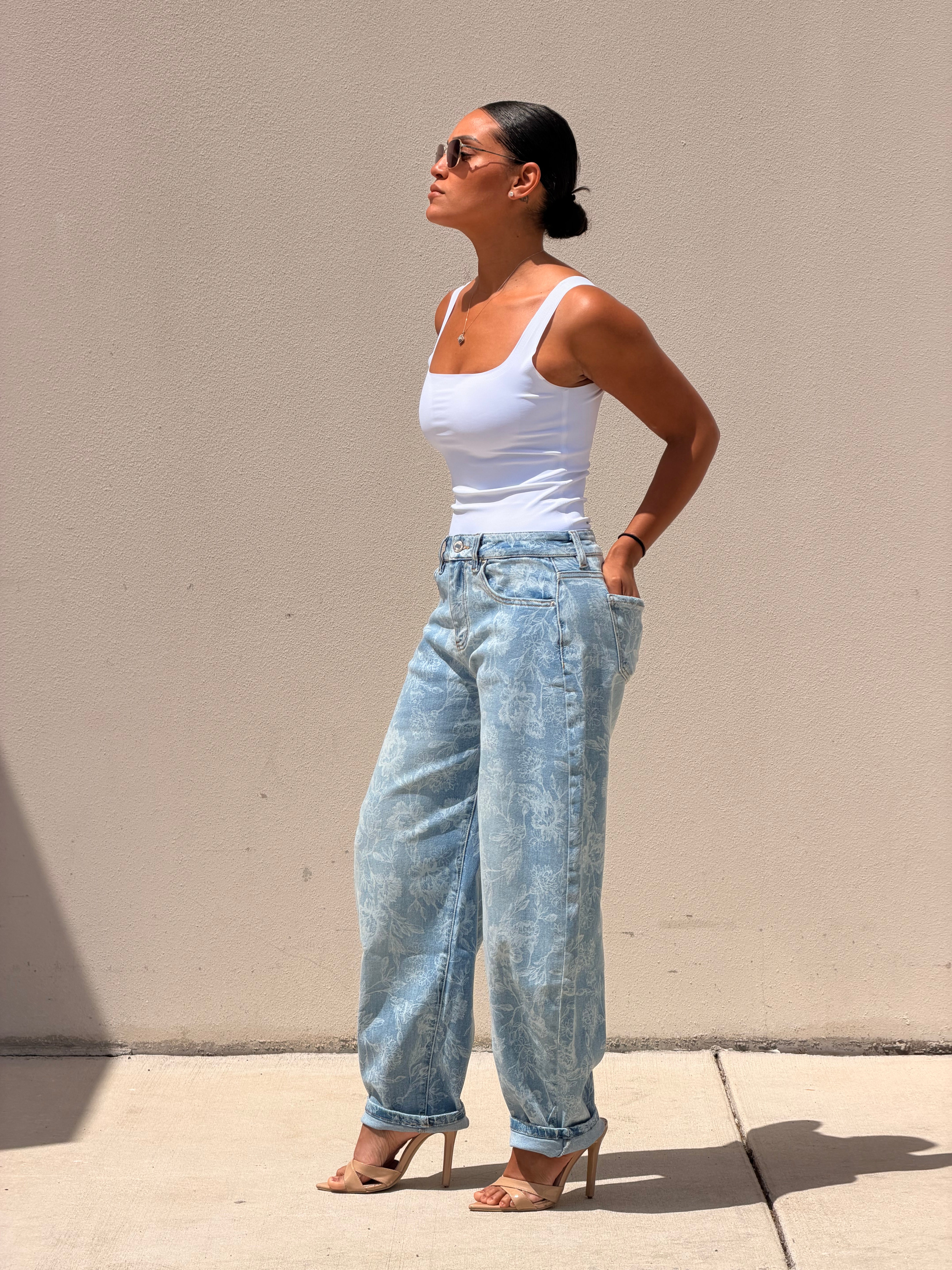 Wildflower Sketch Jeans