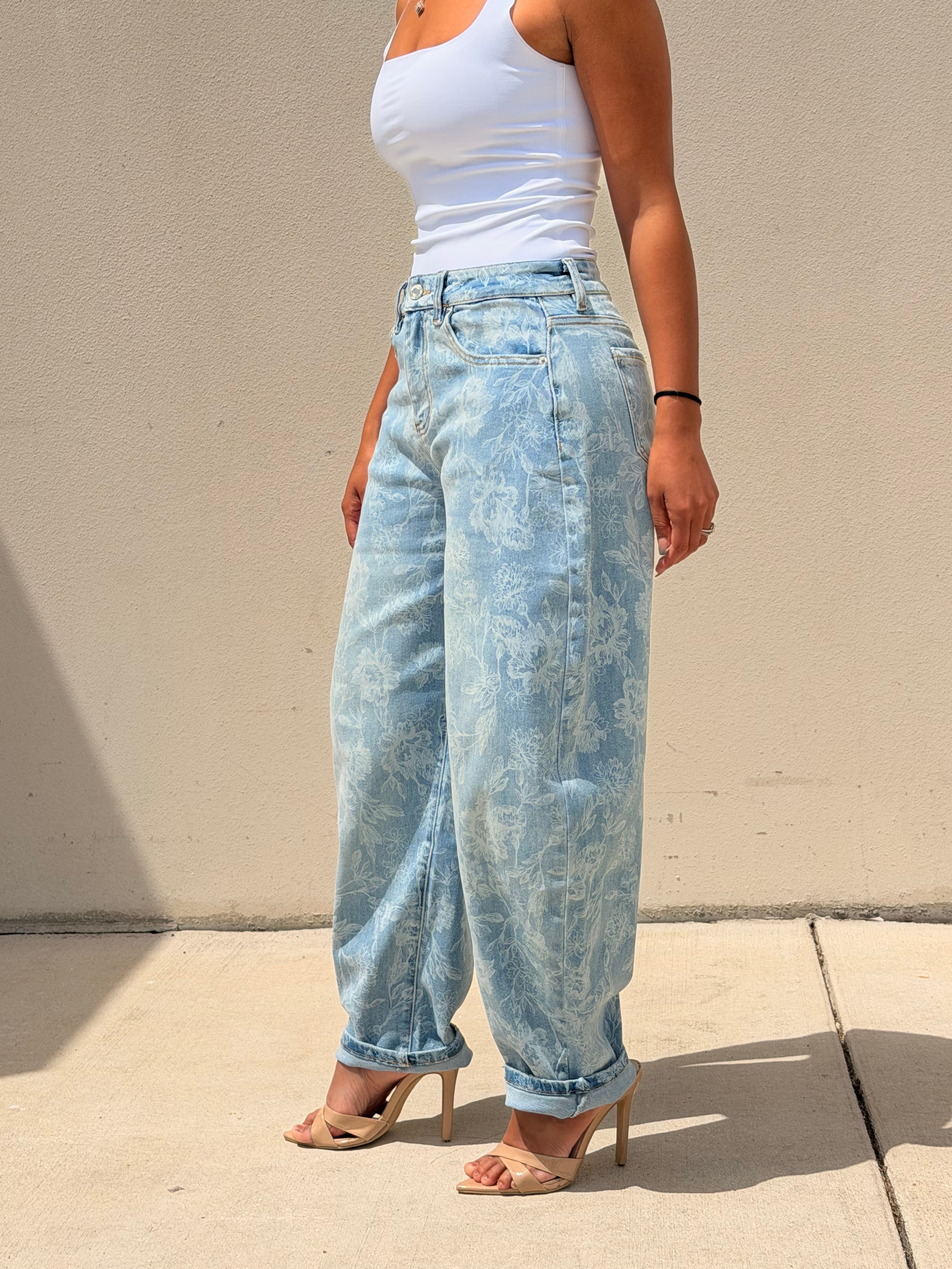 Wildflower Sketch Jeans