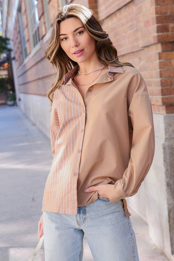 Split Personality Button-down