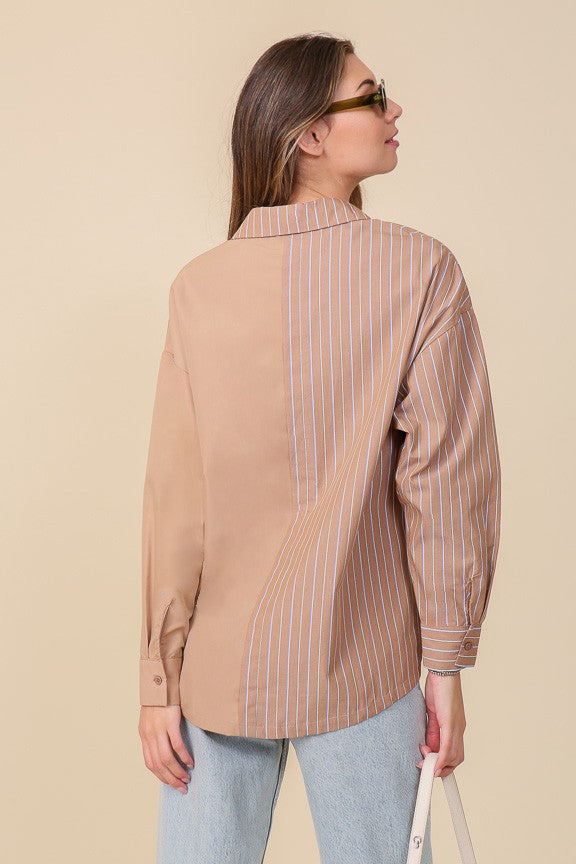 Split Personality Button-down