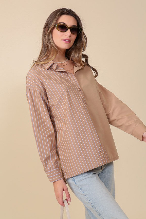 Split Personality Button-down