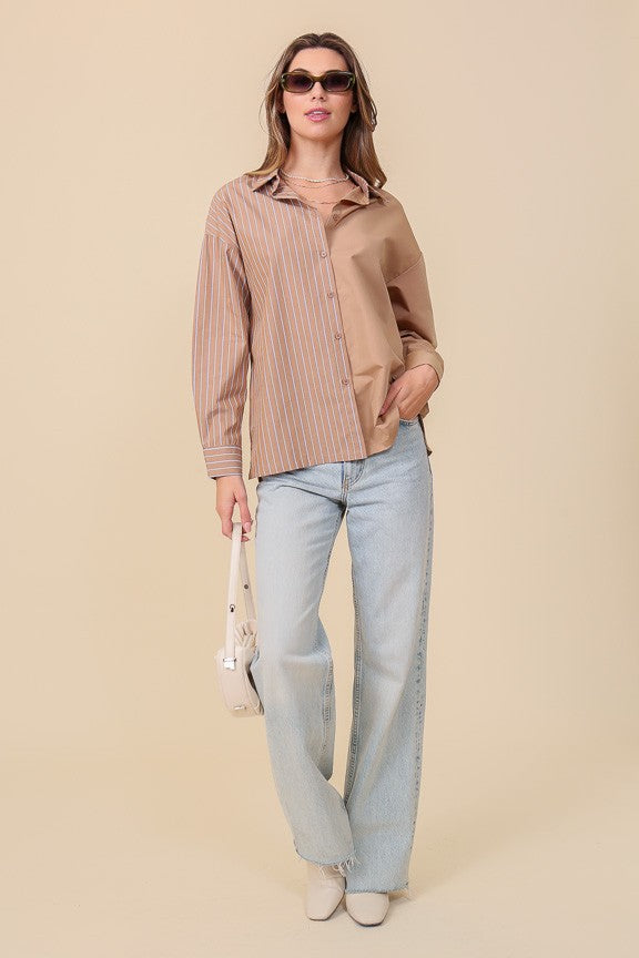 Split Personality Button-down