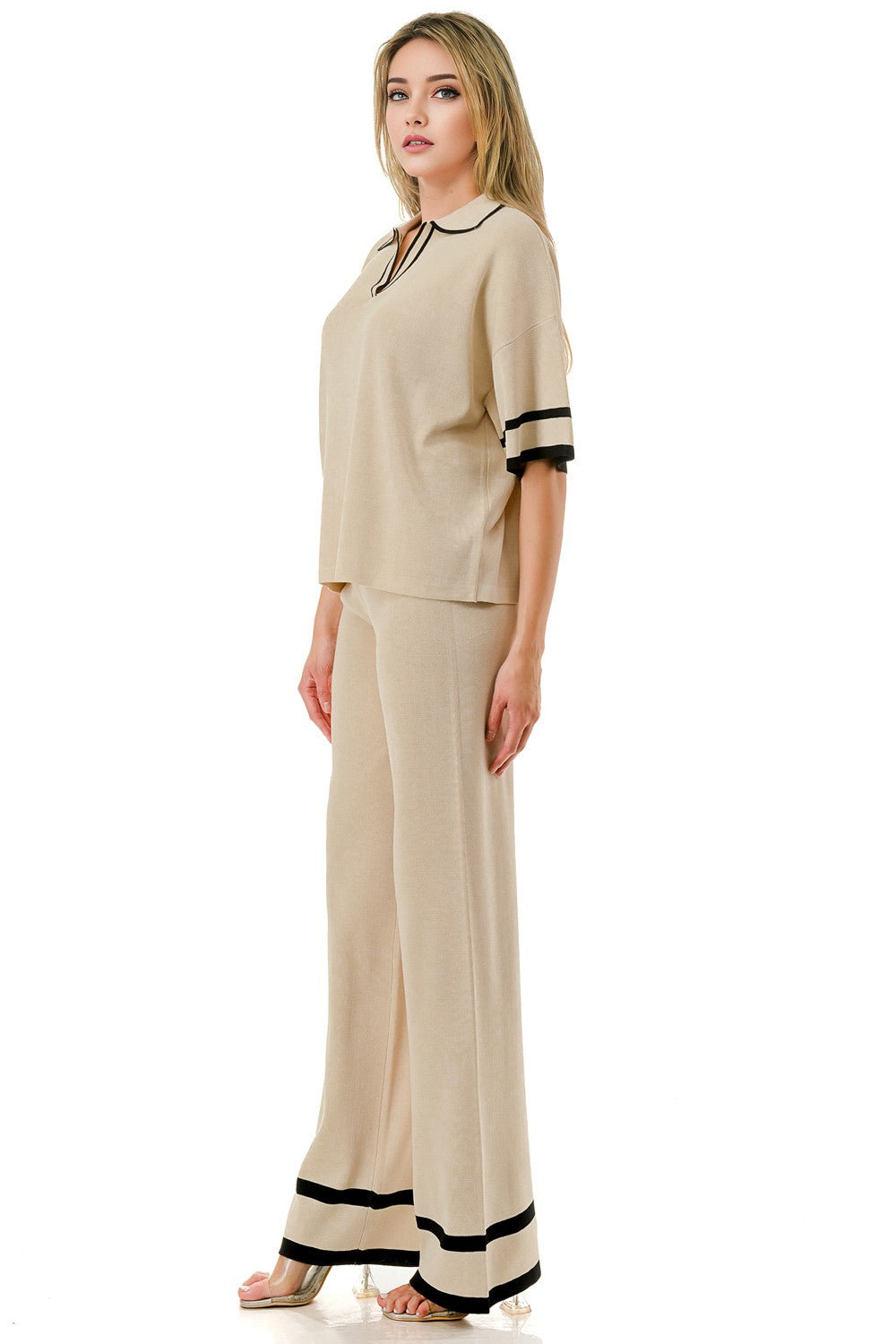 Matching Knit Loungewear Set