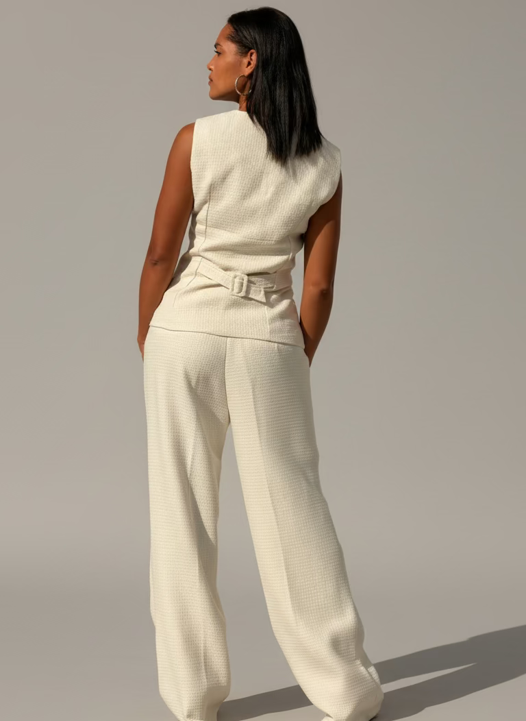 Tweed Vest & Pant Set