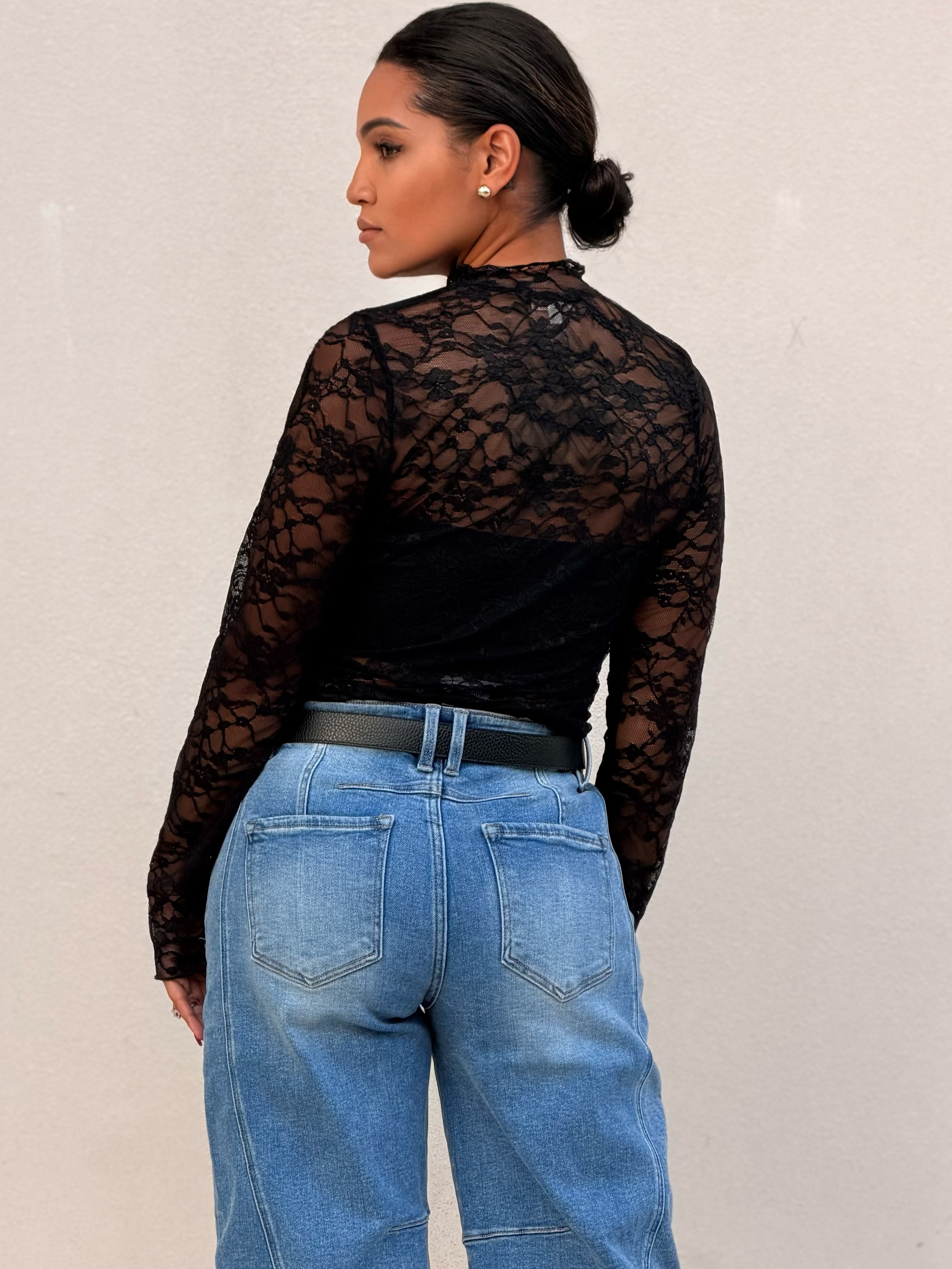 Long Sleeve Lace Top
