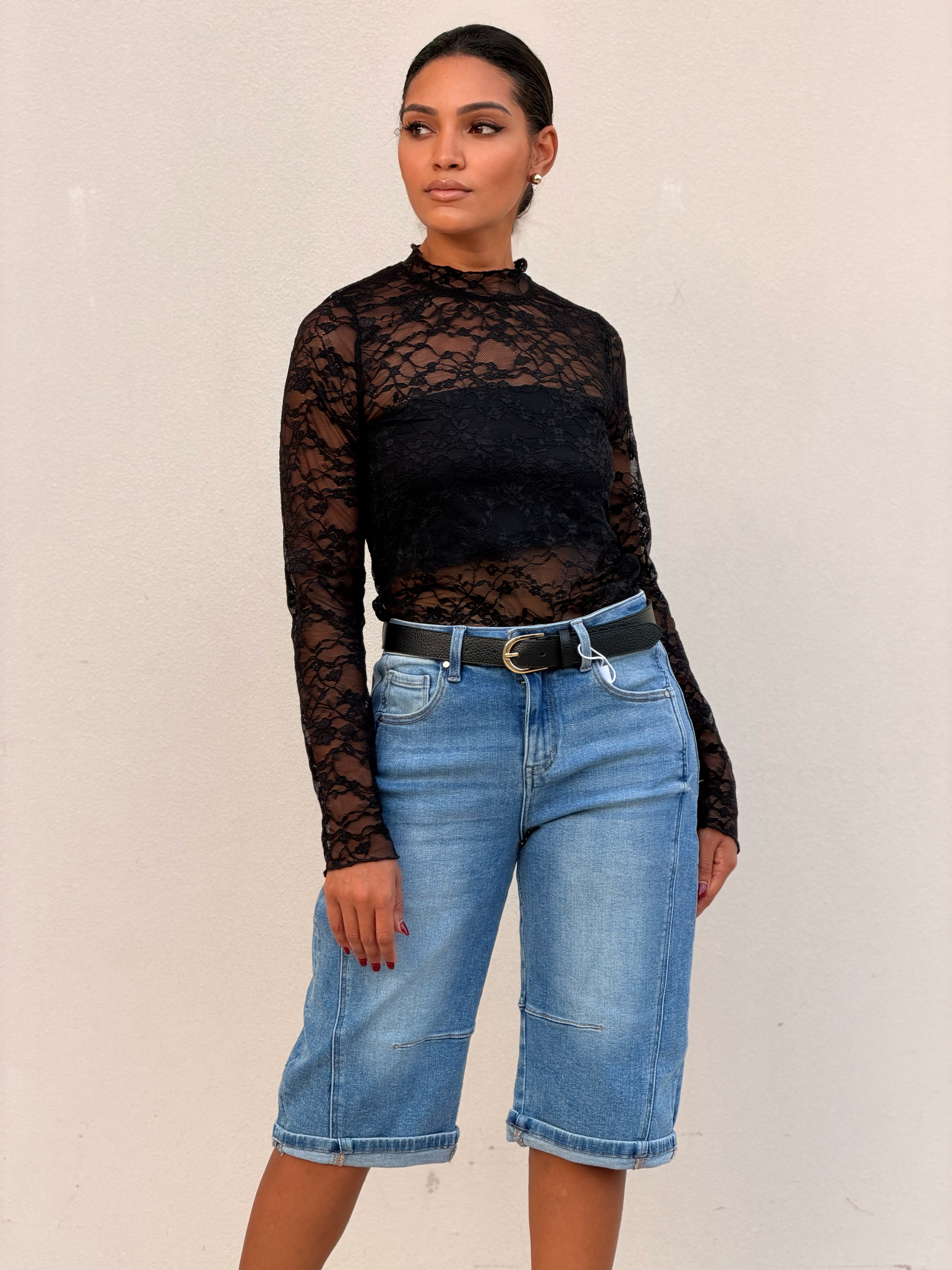 Long Sleeve Lace Top