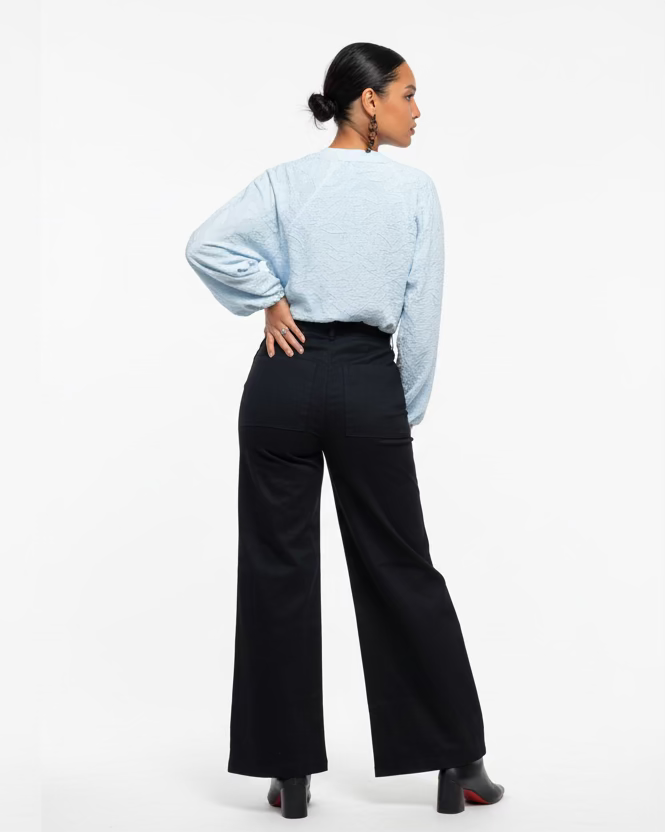 Long Sleeve Textured Top