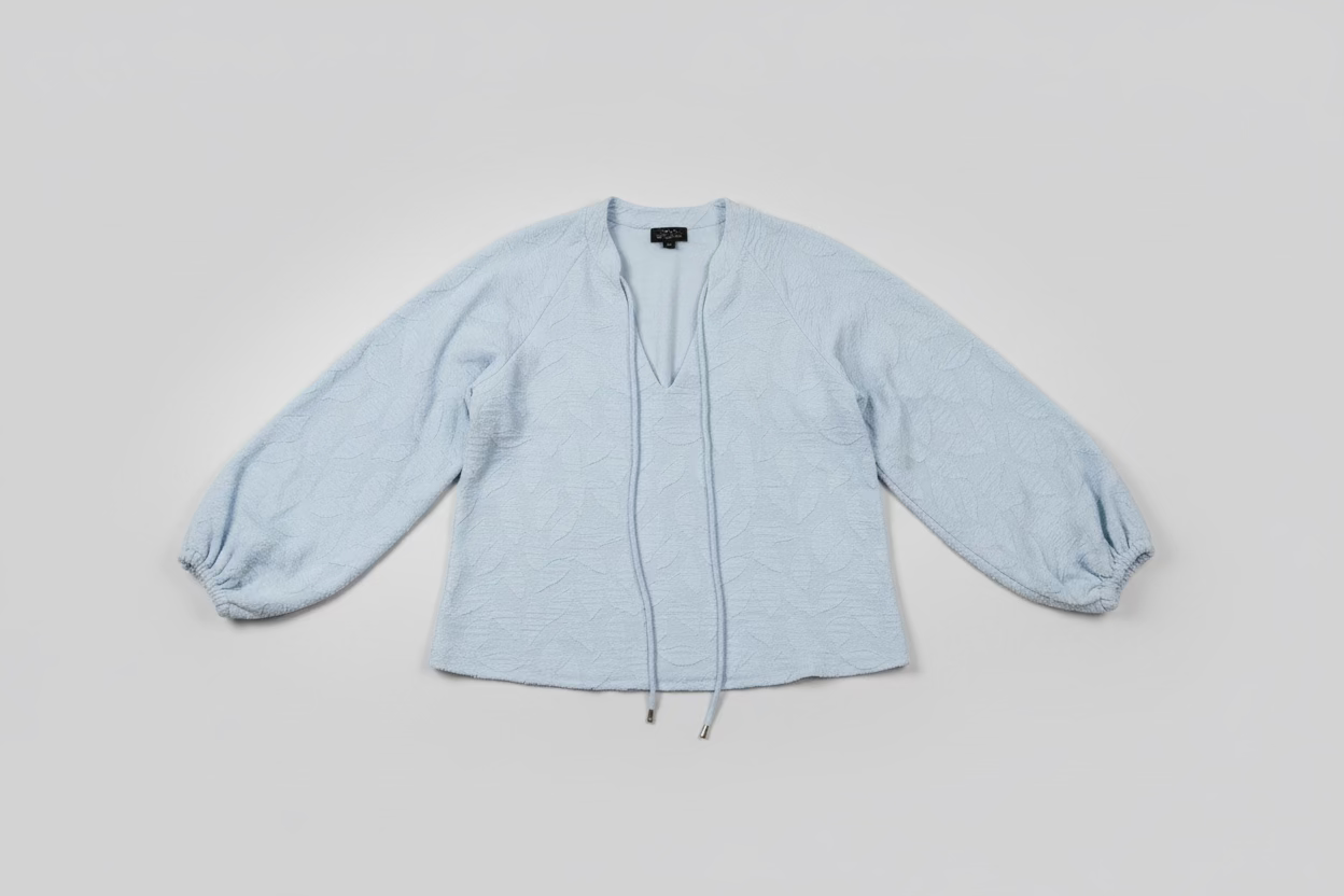 Long Sleeve Textured Top