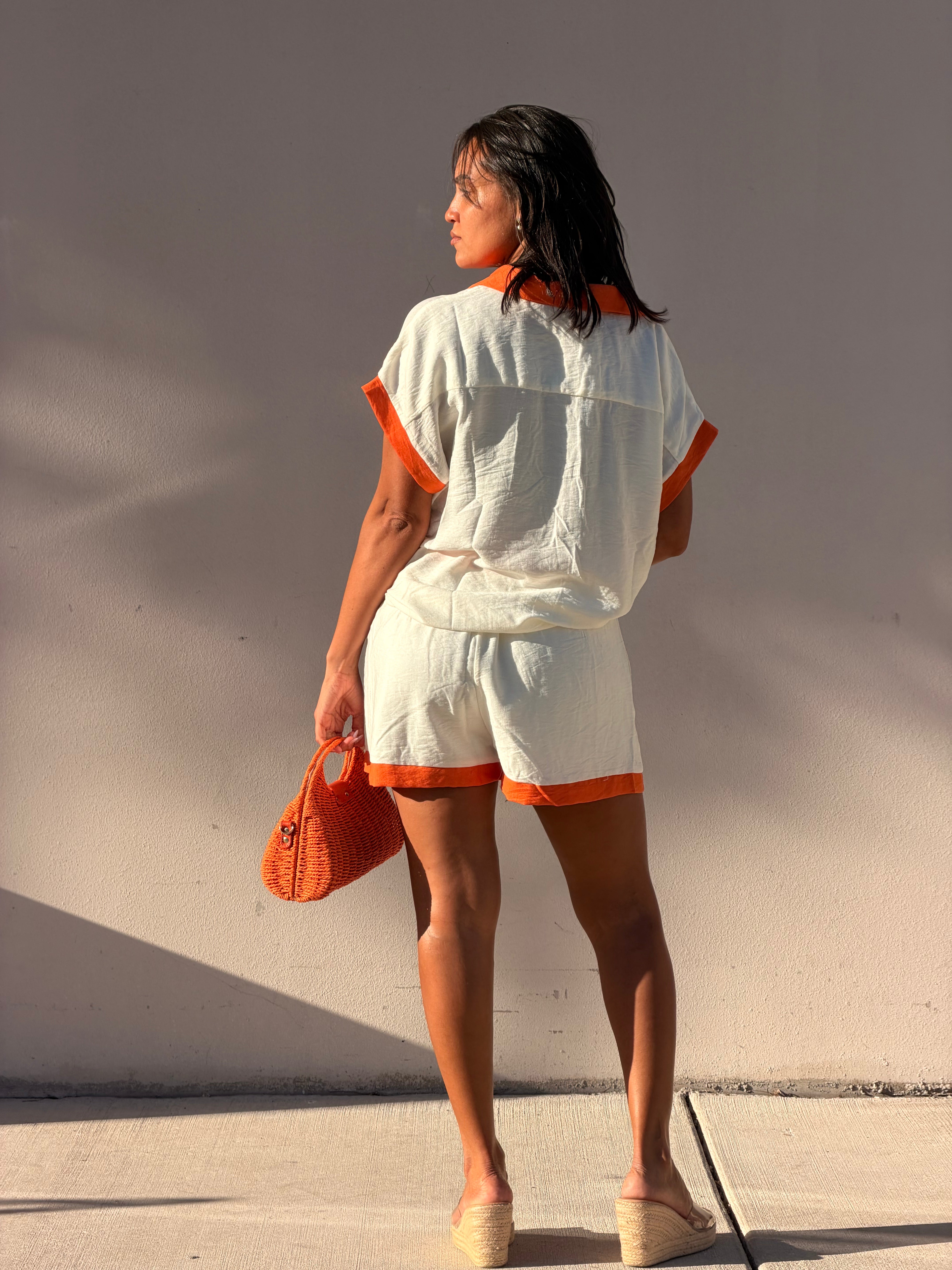 Orange Summer Travel Set
