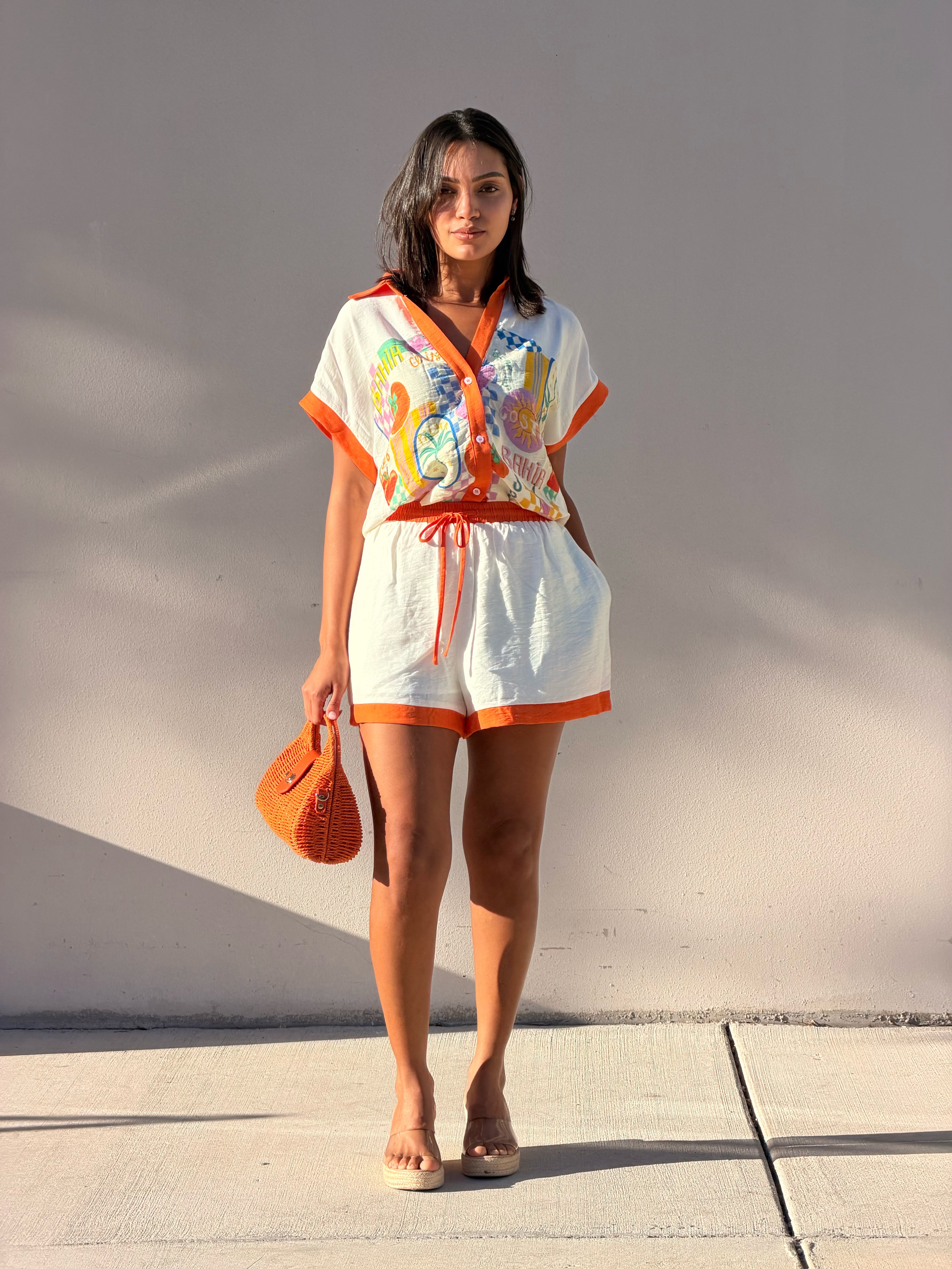 Orange Summer Travel Set