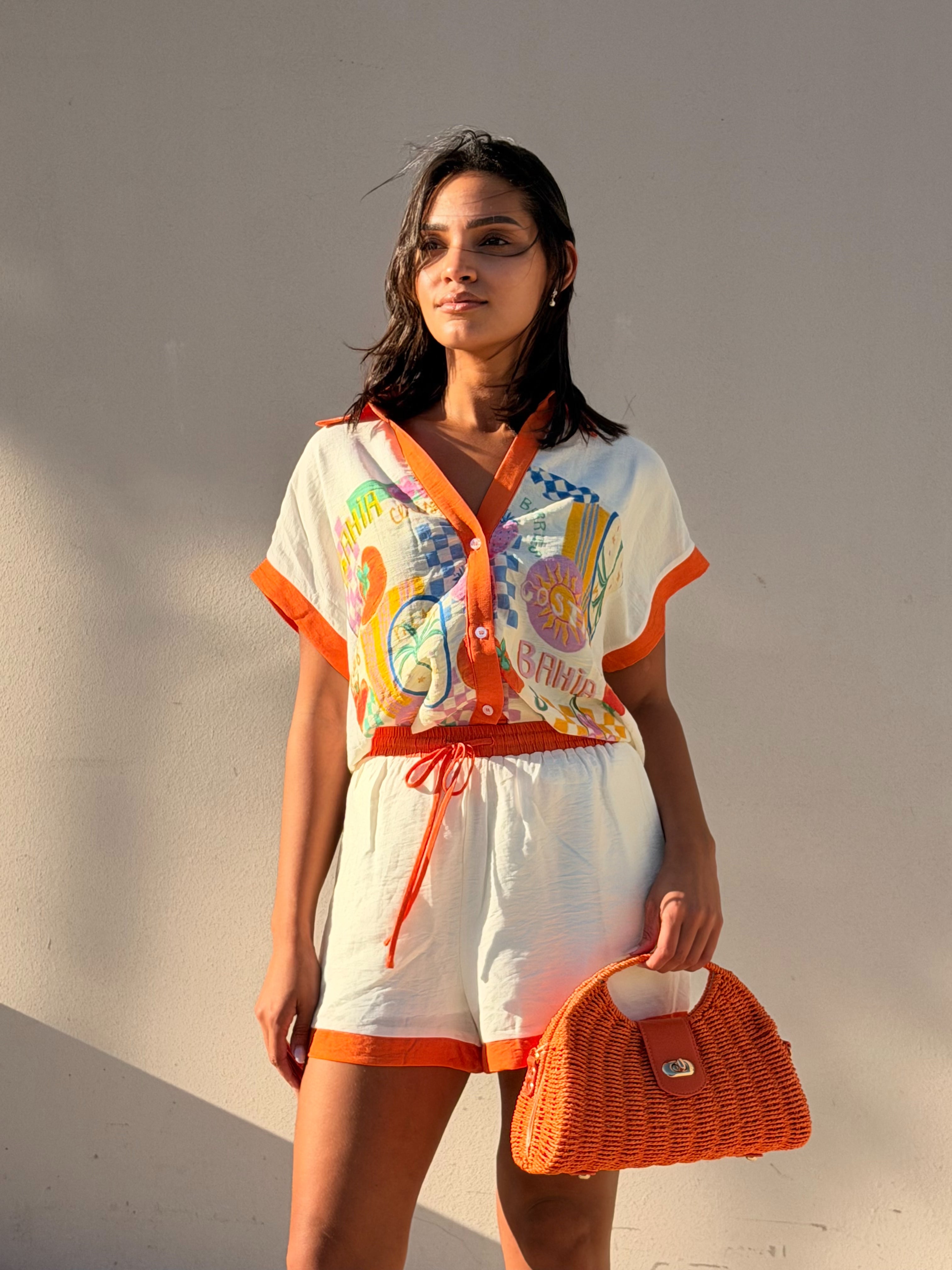 Orange Summer Travel Set
