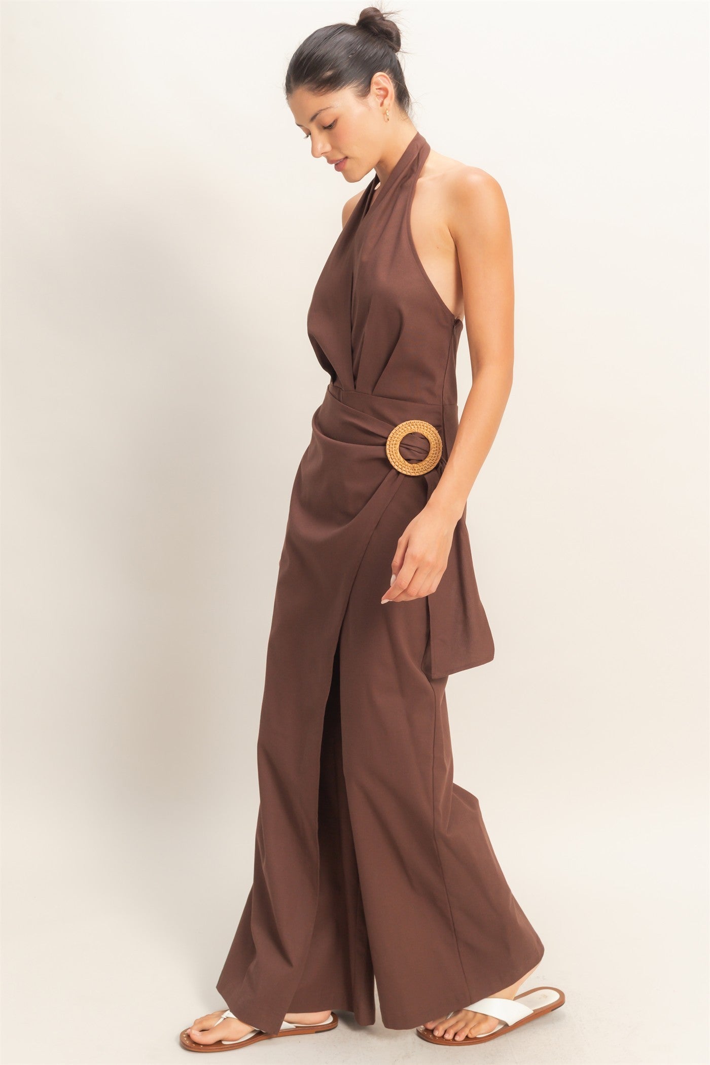 Halter Wrap Jumpsuit