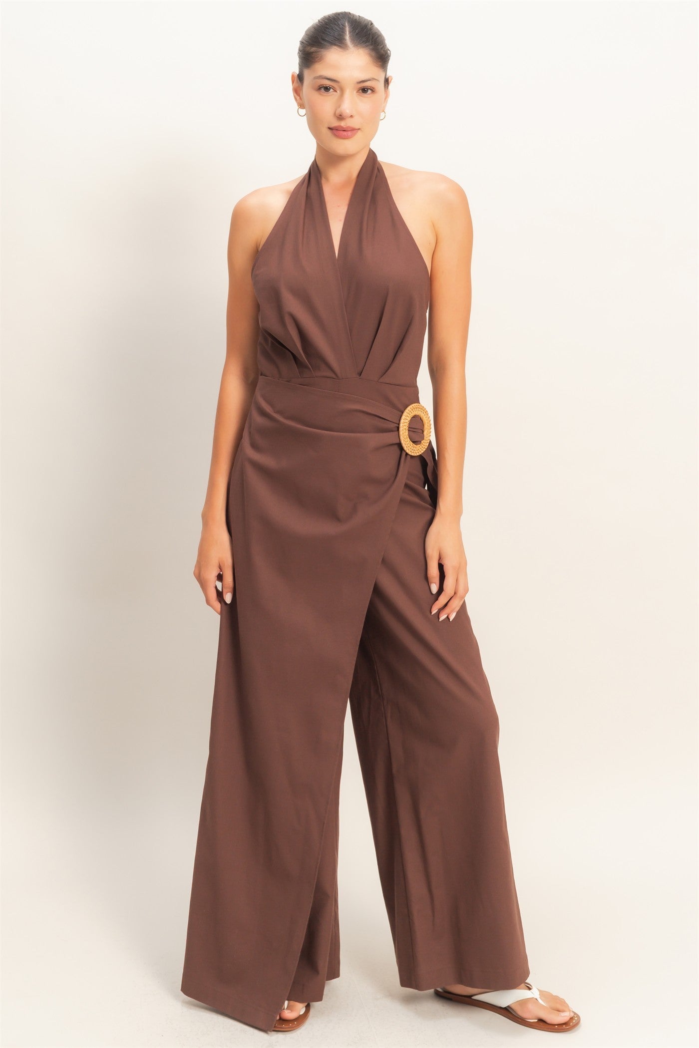 Halter Wrap Jumpsuit