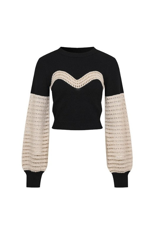 Metallic Knit Contrast Set